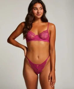 Isabelle Sparkle Non-Padded Underwired Bra - Pink