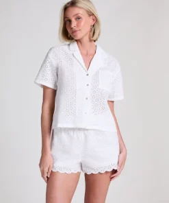 Jacket Broiderie Anglaise - White