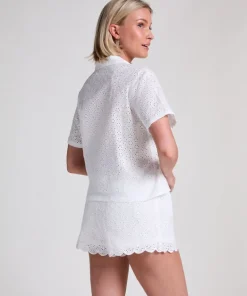 Jacket Broiderie Anglaise - White