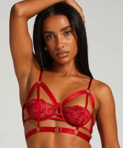 Jacky Non-Padded Underwired Bra - Red