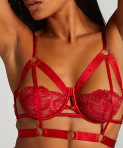 Jacky Non-Padded Underwired Bra - Red