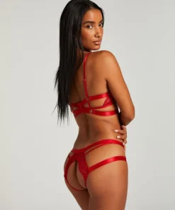 Jacky Open Crotch Brazilian - Red