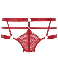 Jacky Open Crotch Brazilian - Red