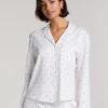 Jacquard Hearts Jacket Longsleeve - White