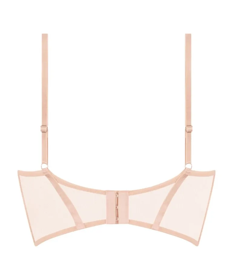 Jade Non-Padded Underwired Longline Bra - Pink