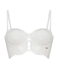 Jamie Padded Underwired Strapless Bra - White