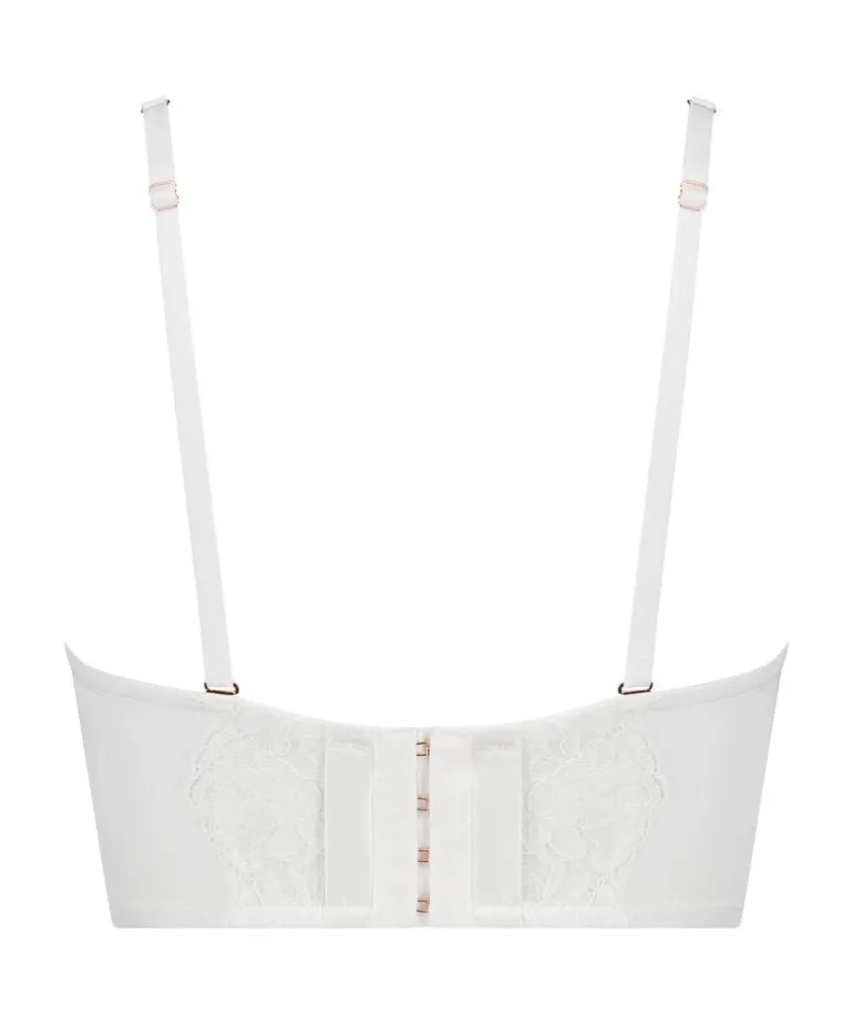 Jamie Padded Underwired Strapless Bra - White