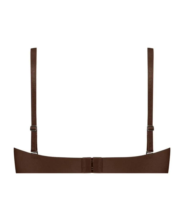 Jane Padded Strapless Underwired Bra - Brown