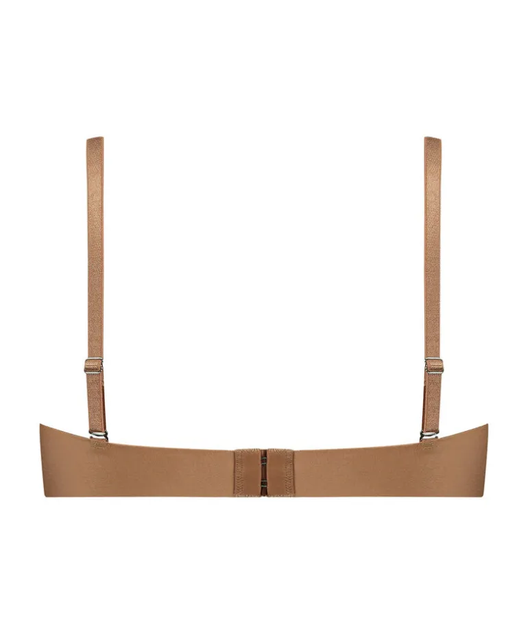 Jane Padded Strapless Underwired Bra - Brown