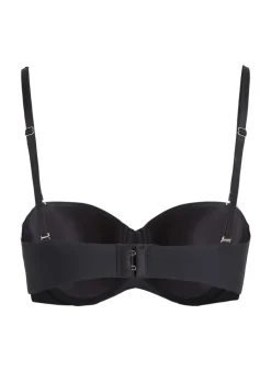 Jane Padded Strapless Underwired Bra - Black