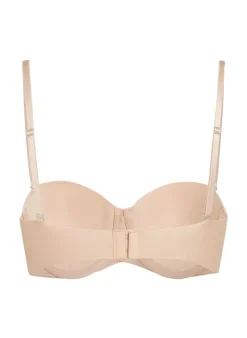 Jane Padded Strapless Underwired Bra - Beige