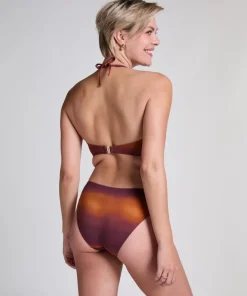 Janiero Bandeau Bikini Top - Purple