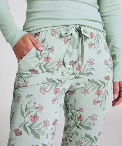 Jersey Pyjama Pants - Green