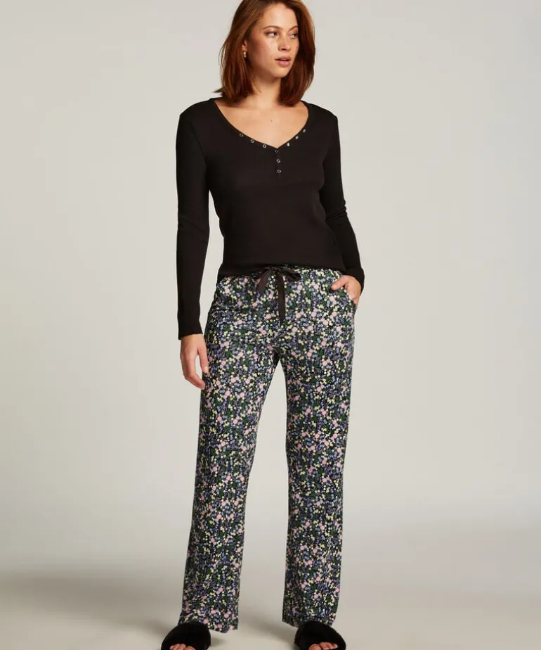 Jersey Pyjama Pants - Black