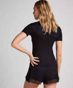 Jersey Pyjama Set - Black