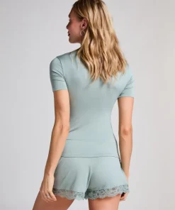 Jersey Pyjama Set - Green