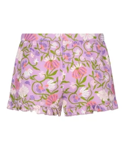 Jersey Pyjama Shorts - Purple