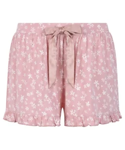 Jersey Ruffled Shorts - Pink