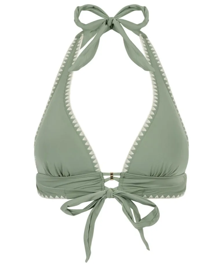 Joburg Triangle Bikini Top - Green
