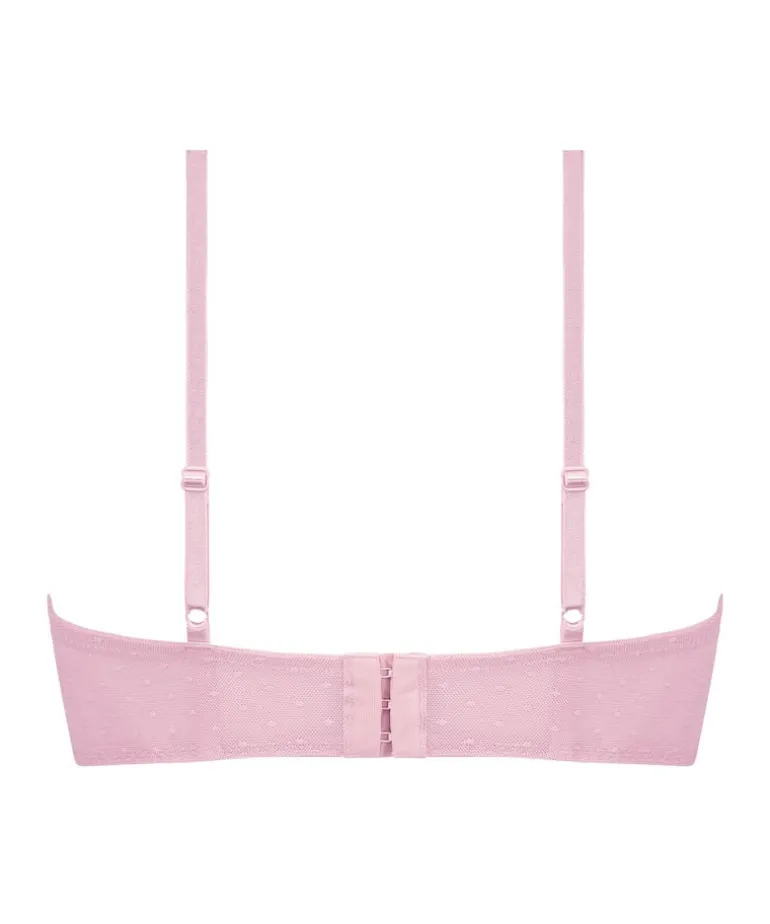 Juliette Padded Longline Underwired Bra - Pink