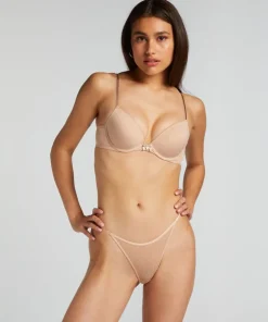 Kaiden High Leg Brazilian - Beige