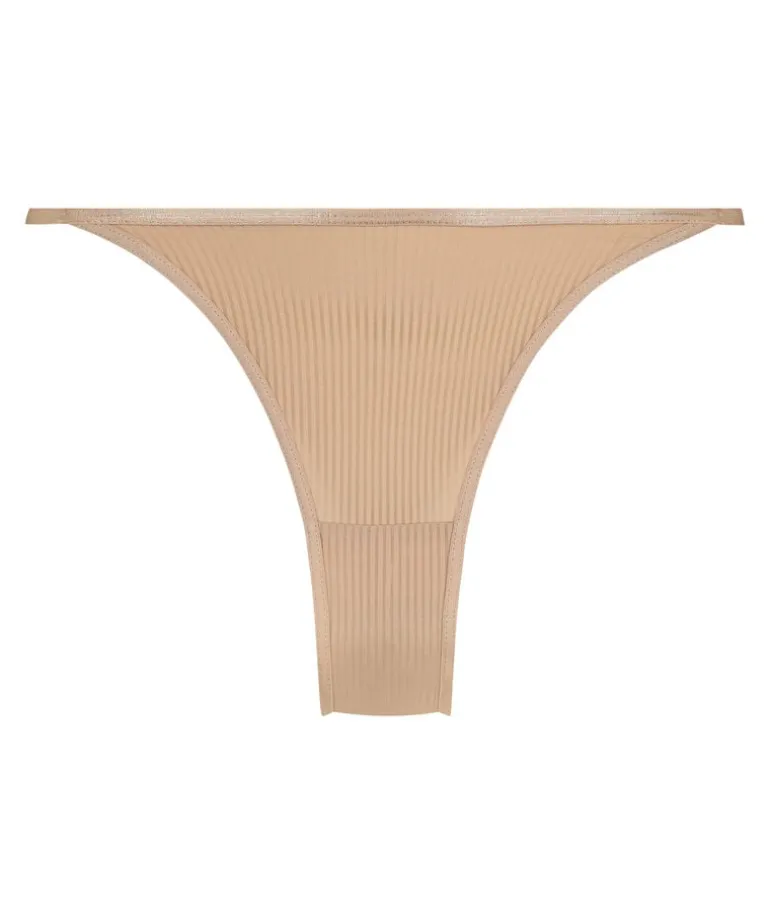 Kaiden High Leg Brazilian - Beige