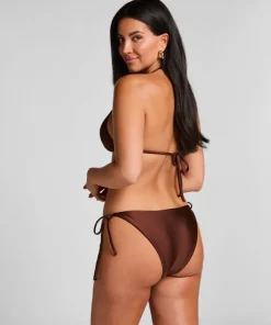 Kallua Triangle Bikini Top - Brown