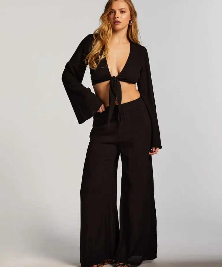 Knot Long Sleeve Top - Black