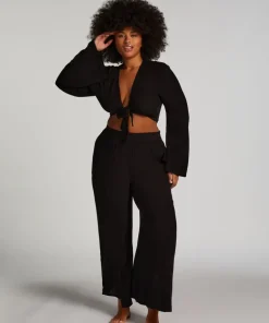 Knot Long Sleeve Top - Black