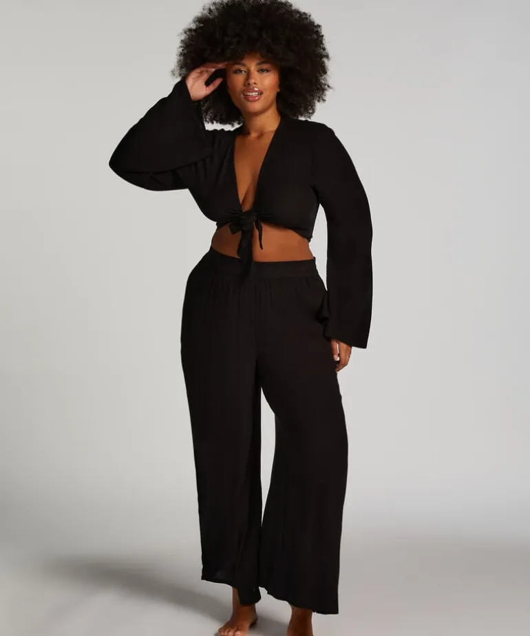 Knot Long Sleeve Top - Black