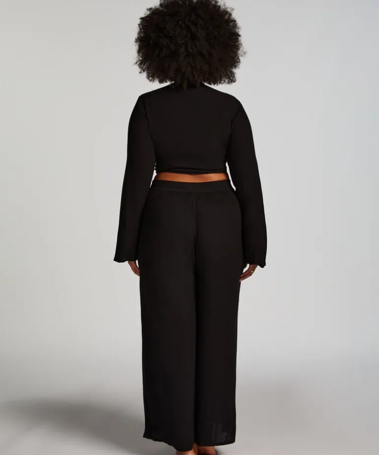 Knot Long Sleeve Top - Black