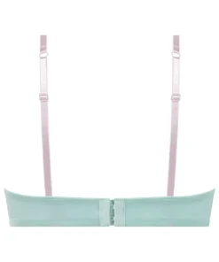 Lace & Shine Padded Underwired Bra - Blue