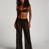 Lace Beach Pant - Black