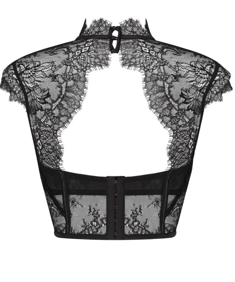 Lace Camille Top - Black