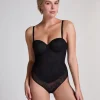Lace Shaping Body - Black