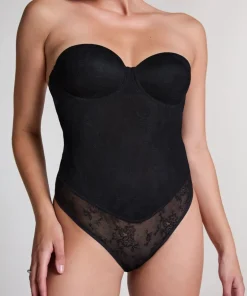 Lace Shaping Body - Black