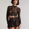 Lace Skirt - Black
