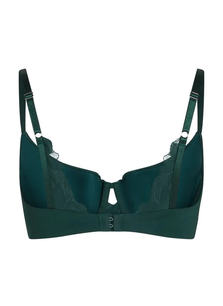 Lana Padded Underwired Bra - Green