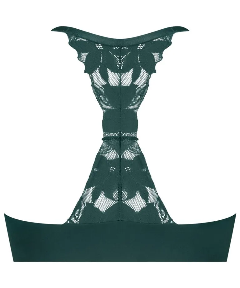 Lana Padded Underwired Push-Up Bra - Green