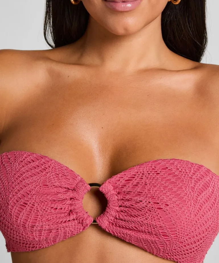 Lanai Bandeau Bikini Top - Pink