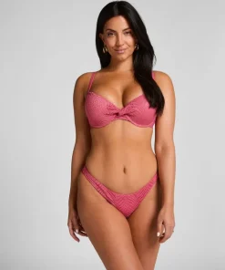 Lanai Padded Underwired Bikini Top - Pink