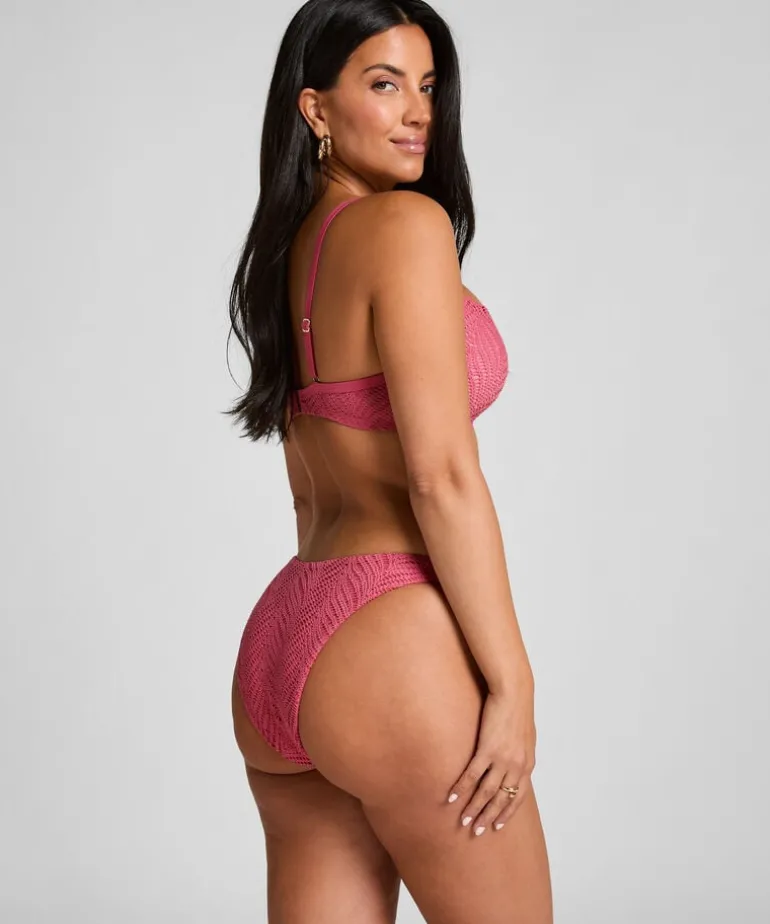 Lanai Padded Underwired Bikini Top - Pink