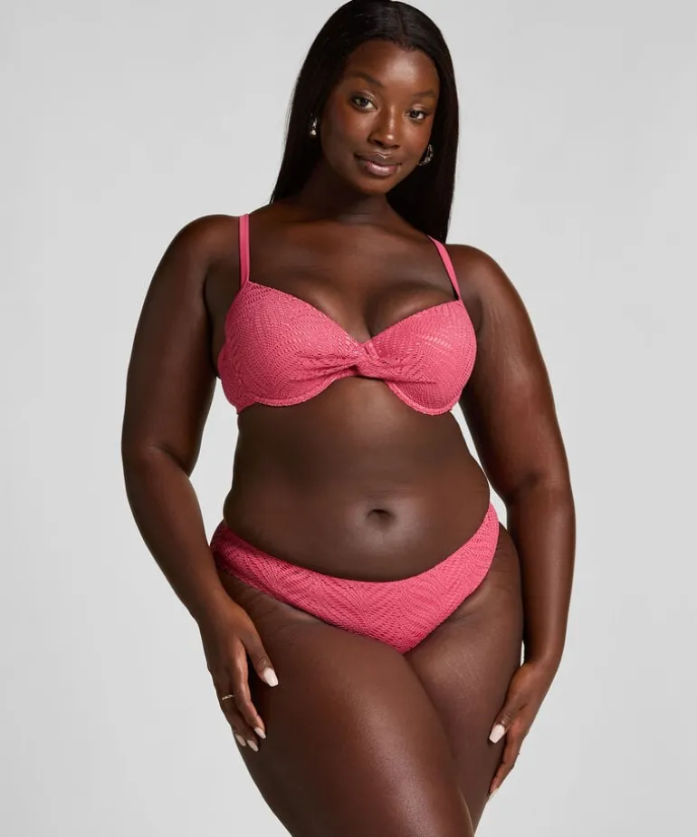 Lanai Padded Underwired Bikini Top - Pink