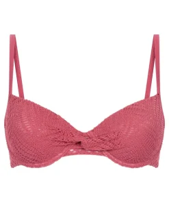 Lanai Padded Underwired Bikini Top - Pink
