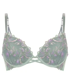 Lauren Padded Underwired Bra - Green