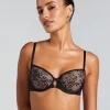 Lea Padded Underwired Bra - Black