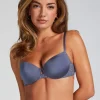 Lea Padded Underwired Bra - Gray
