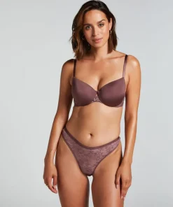Lea Padded Underwired Bra - Purple