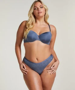 Lea Padded Underwired Bra - Gray