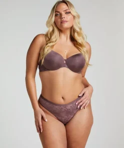 Lea Padded Underwired Bra - Purple